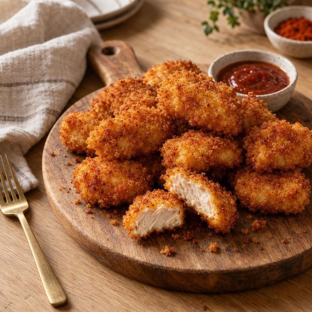 Nuggetsy domowe z piersi kurczaka